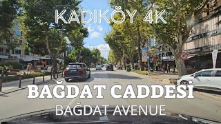 Bağdat Avenue – Bağdat Caddesi Istanbul 4K Drive from Suadiye to Ziverbey – Turkey 4K Drive [upl. by Oniskey]