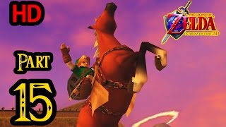 Zelda Ocarina of Time 3D 100 Walkthrough 1080p HD Part 15  Epona  Escape Lon Lon Ranch [upl. by Voltz732]