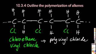 S245 Outline the Polymerisation of Alkenes SL IB Chemistry [upl. by Leckie]