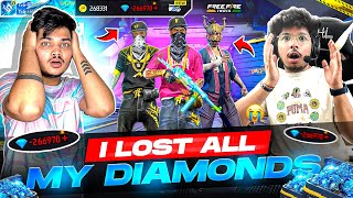 Unluckiest Player Of Free Fire Lost All His Diamonds In Luck Royale😭💎 200000  Garena Free Fire [upl. by Gerbold]