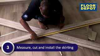 SPC Flooring Clickglueless Installation guide [upl. by Norret]