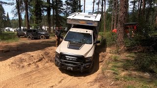 2018 RAM 2500 HD Power Wagon w Hawk Four Wheel Camper amp Norweld Flatbed [upl. by Kissner]