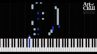 Alexis Ffrench  Bluebird  Piano Tutorial [upl. by Teevens]