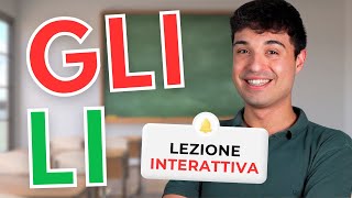 LI or GLI Learn Italian Pronouns with this INTERACTIVE lesson [upl. by Nikos]