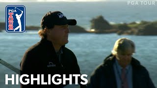 Phil Mickelson’s winning highlights from ATampT Pebble Beach 2019 [upl. by Acilgna]