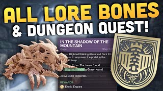 Destiny 2 All Bones of Hefnd Lore Collectibles  Warlords Ruin Dungeon Quest Guide [upl. by Chanda]