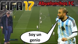 ABUELONCHOS FC  La ahogadilla de Rodrigo Palacio  FIFA 17 Ultimate Team Español [upl. by Mungam570]