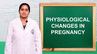 Nursing Course  Physiological Changes During Pregnancy [upl. by Iline]