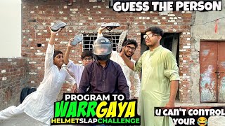 HELMET CHALLENGE GUESS THE PERSON😂😂  MOST FUNNIEST VIDEO EVER😂🤪 [upl. by Noryak]