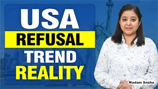 USA REFUSAL TREND REALITY  STUDY VISA UPDATES 2024  USA CANADA UK  THE VISA OFFIC [upl. by Rawden]