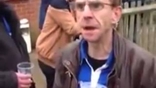 Football Hooligan The Wealdstone Raider calls it on at Whitehawk [upl. by Babby]