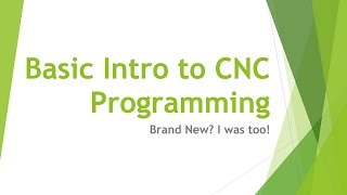 ⚙️⚡⚡ Basic Intro to CNC programming [upl. by Myrwyn]