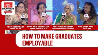 HOW TO MAKE GRADUATES EMPLOYABLE  EDUCATION CONCLAVE Srcc hinducollege sscbs [upl. by Shih]