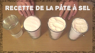 Recette de la pâte à sel facile [upl. by Wallford]