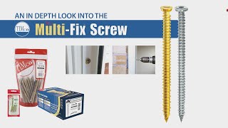 TIMco MultiFix Concrete Screw  TIMco quotHow To Tuesdayquot [upl. by Oigroig]