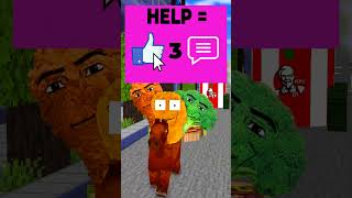 Help Nuggets save Broccoli and Mobs from Nikocado Avocado World Delete Minecraft Animation [upl. by Mroz]