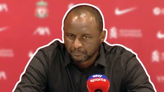 Liverpool 30 Crystal Palace  Patrick Vieira PostMatch Press Conference  Premier League [upl. by Millhon]