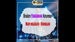 BİNALARIN YANGINDAN KORUNMASI  HAP BİLGİLER  SORULAR MNURULLAH ACAR [upl. by Chari160]