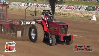 Badger State Tractor Pullers Super Farm Tractors  Dickeyville WI 2018 [upl. by Notsag260]