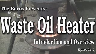 My Drip Feed Waste Oil Heater Introduction [upl. by Ennovahs626]