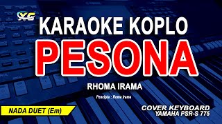 Pesona Karaoke Koplo  Nada Duet Rhoma Irama [upl. by Nnalyrehs899]