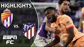 🚨 ATLETI MARCH ON 🚨 Real Valladolid vs Atletico Madrid  LaLiga Highlights  ESPN FC [upl. by Rebmak]