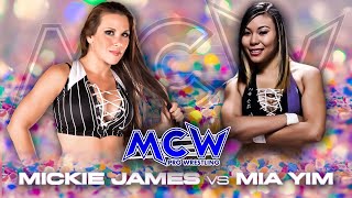 Mickie James vs Mia Yim I First Time Ever Match I Full Match [upl. by Matusow976]