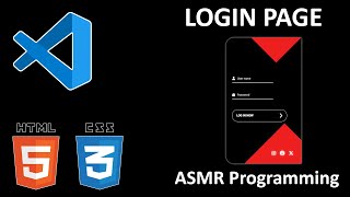 ASMR Programming – Login Page  No Talking [upl. by Rivera]