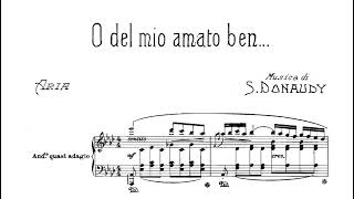 O del mio amato ben  S DONAUDY Ab majorHigh Voice Piano accompaniment [upl. by Vincelette]