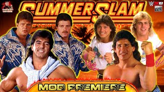 Rick Martel amp Fabulous Rougeaus VS Tito Santana amp Rockers  ⭐WORLD MOD PREMIERE⭐  WWF  Gameplay [upl. by Katinka]