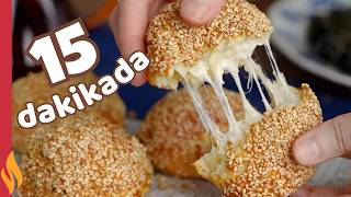 Simit Poğaça Tarifi 😋 Airfryerda 15 Dakikada Hazır ✅ [upl. by Nilrev]