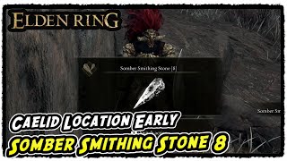 Where to Find Somber Smithing Stone 8 in Elden Ring Somber Smithing Stone 8 Location in Caelid [upl. by Vieva216]