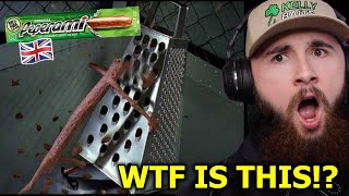 American Reacts to EVERY Peperami Commercial IM SCARED [upl. by Tali305]