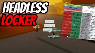 BANNING MAIN ACCOUNT HACKERS HEADLESS LOCKER DA HOOD [upl. by Fleck781]