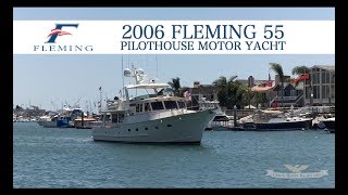 2006 Fleming 55 Pilothouse Motor Yacht Tracy Lynne Walkthrough [upl. by Ojiram120]