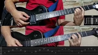 Extremoduro  Si te vas  Tutortial  guitarra  Cover [upl. by Murtagh507]