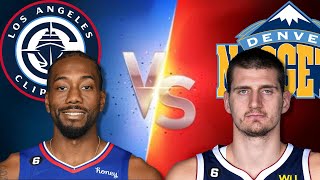 Los Angeles Clippers vs Denver Nuggets  202425 NBA Regular Season LIVE [upl. by Dualc100]