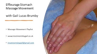 Effleurage Stomach Massage with Gail Lucas Brumby [upl. by Koorb]