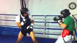 Nathan McCann sparring [upl. by Ahsiena]