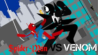 SpiderMan Stick Nodes  SpiderMan vs Venom [upl. by Miriam539]