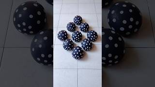 Popping Nine Black Balloons Water Color Satisfying [upl. by Macri]