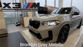 NEW ARRIVAL 2023 BMW X3 M Competition Brooklyn Grey Metallic [upl. by Nwahsat]