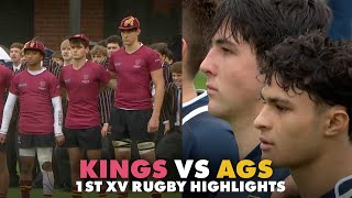 One of the most famous rivalries in New Zealand rugby  Kings vs AGS  1st XV Rugby Highlights [upl. by Beller]