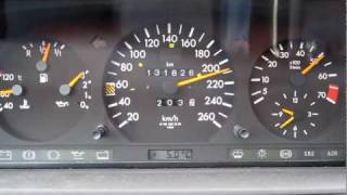 E320 W124 MercedesBenz 100215 kmh Acceleration [upl. by Adamek]