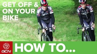 How To Get Off And On A Cyclocross Bike  Matt Does CycloCross Ep 2 [upl. by Ytomit907]