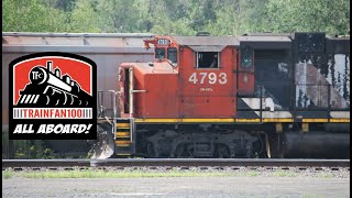 CN 572 Switching  Edmundston NB 20240717 [upl. by Deanna911]