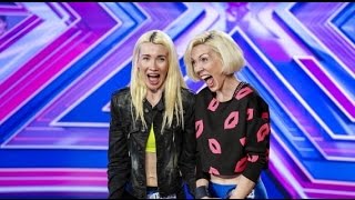 Blonde Electric  Room Auditions  The X Factor UK 2014 [upl. by Ontine]