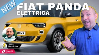 La NUOVA FIAT PANDA ELETTRICA ecco come sarà [upl. by Egamlat]