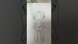 Chibi drawing pt2 drawing art artist music random [upl. by Webber]