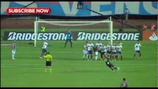 Goalkeeper scores with SUPERB free kick [upl. by Anyala166]